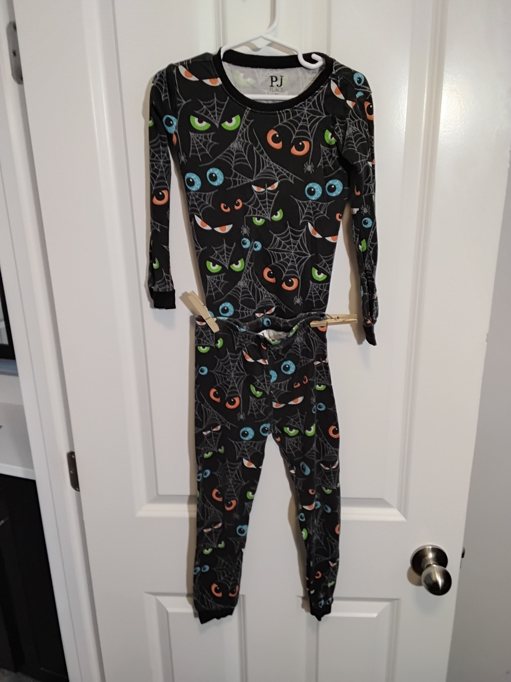 Masks Kids Black Spooky Eyes Pajama Costume